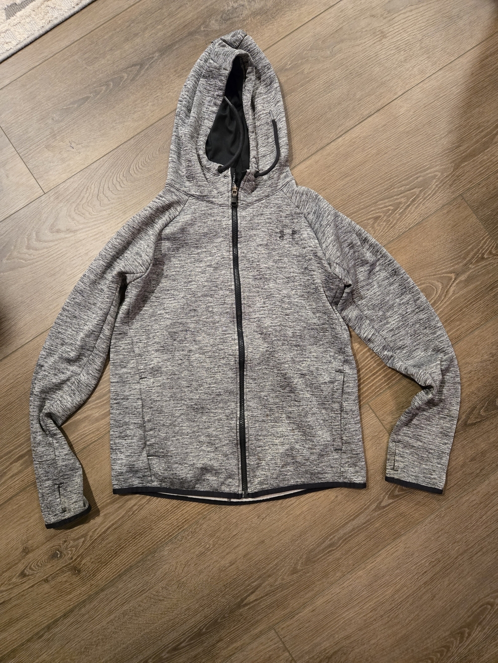 Under Armour Women's Heather Gray Full-Zip Hooded Jacket